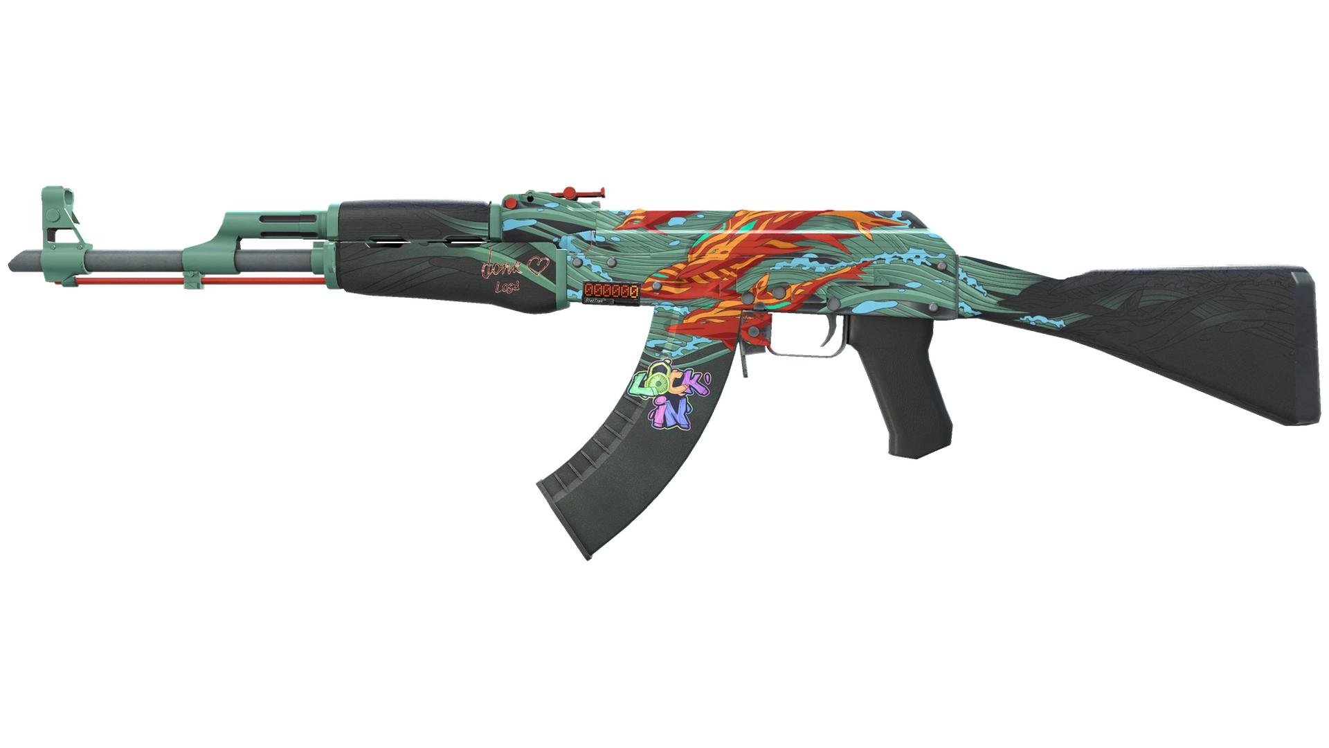StatTrak™ AK-47 | Aquamarine Revenge (Factory New)