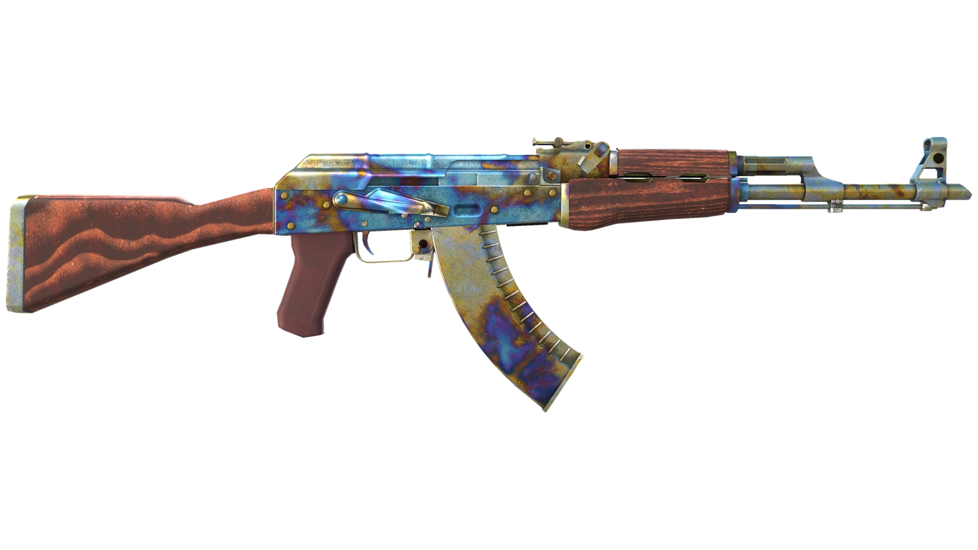StatTrak™ AK-47 | Case Hardened (Well-Worn)