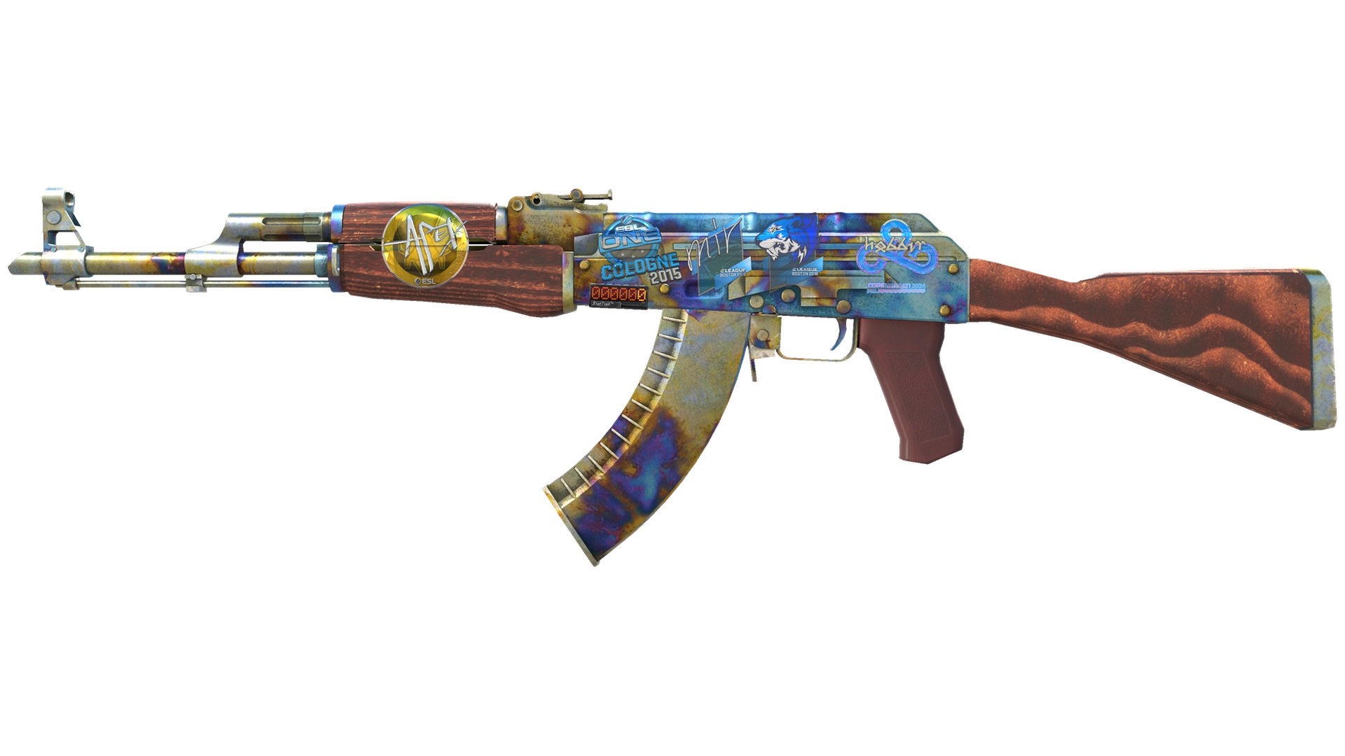 StatTrak™ AK-47 | Case Hardened (Well-Worn)