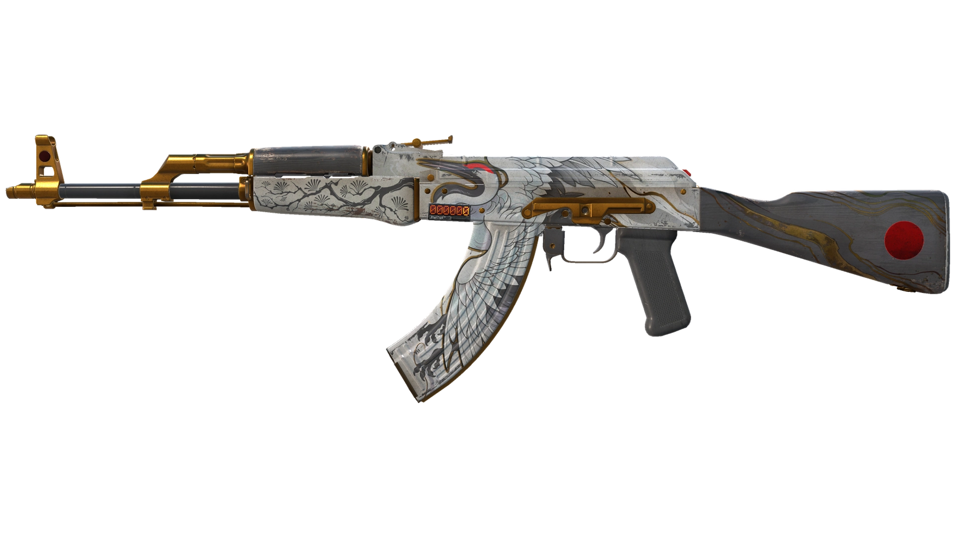 StatTrak™ AK-47 | Полёт журавля (Поношенное)