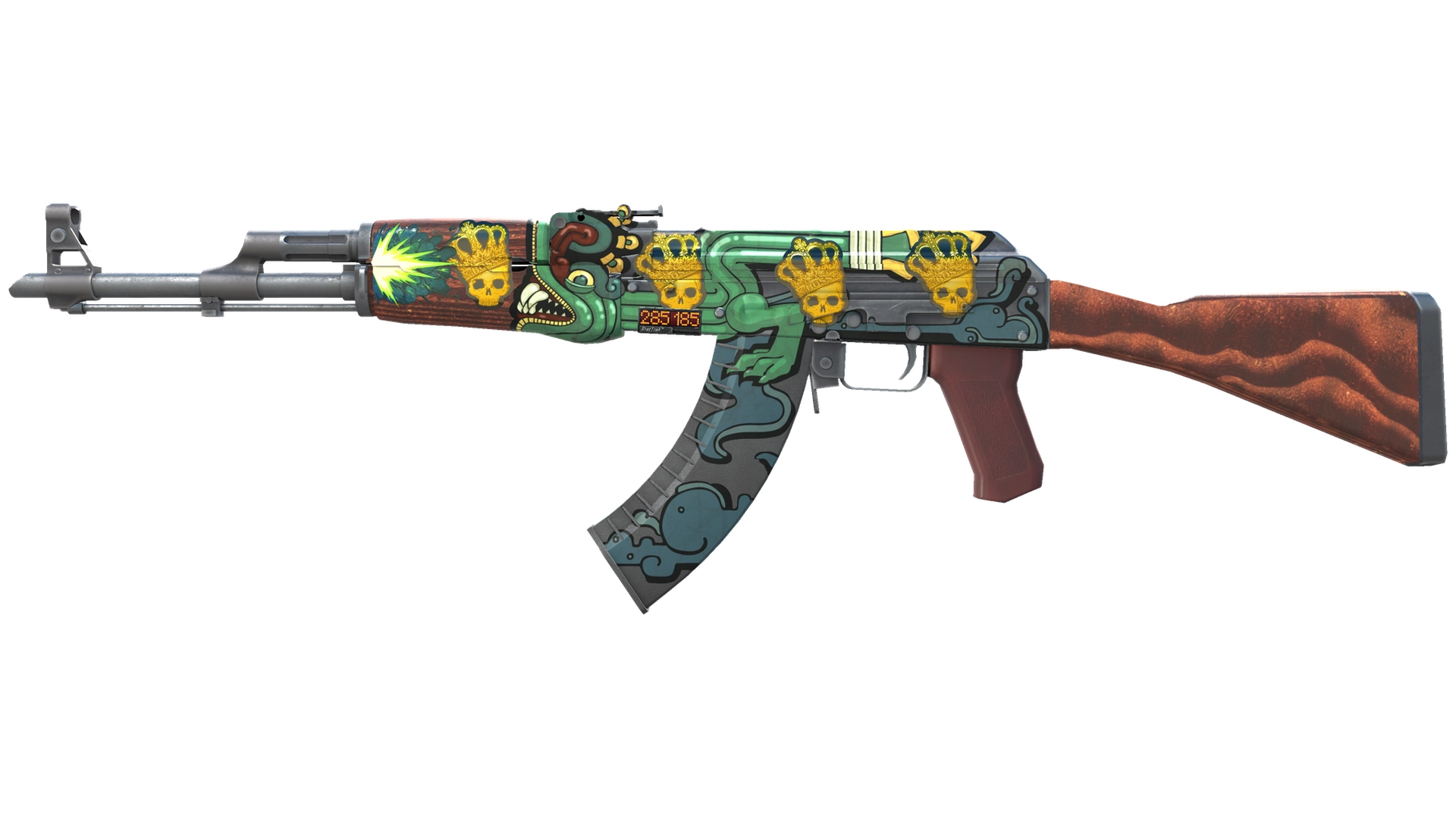 StatTrak™ AK-47 | Огненный змей (Немного поношенное)