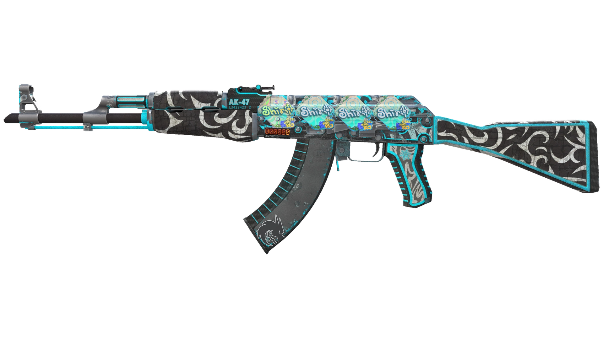 StatTrak™ AK-47 | Frontside Misty (Battle-Scarred)