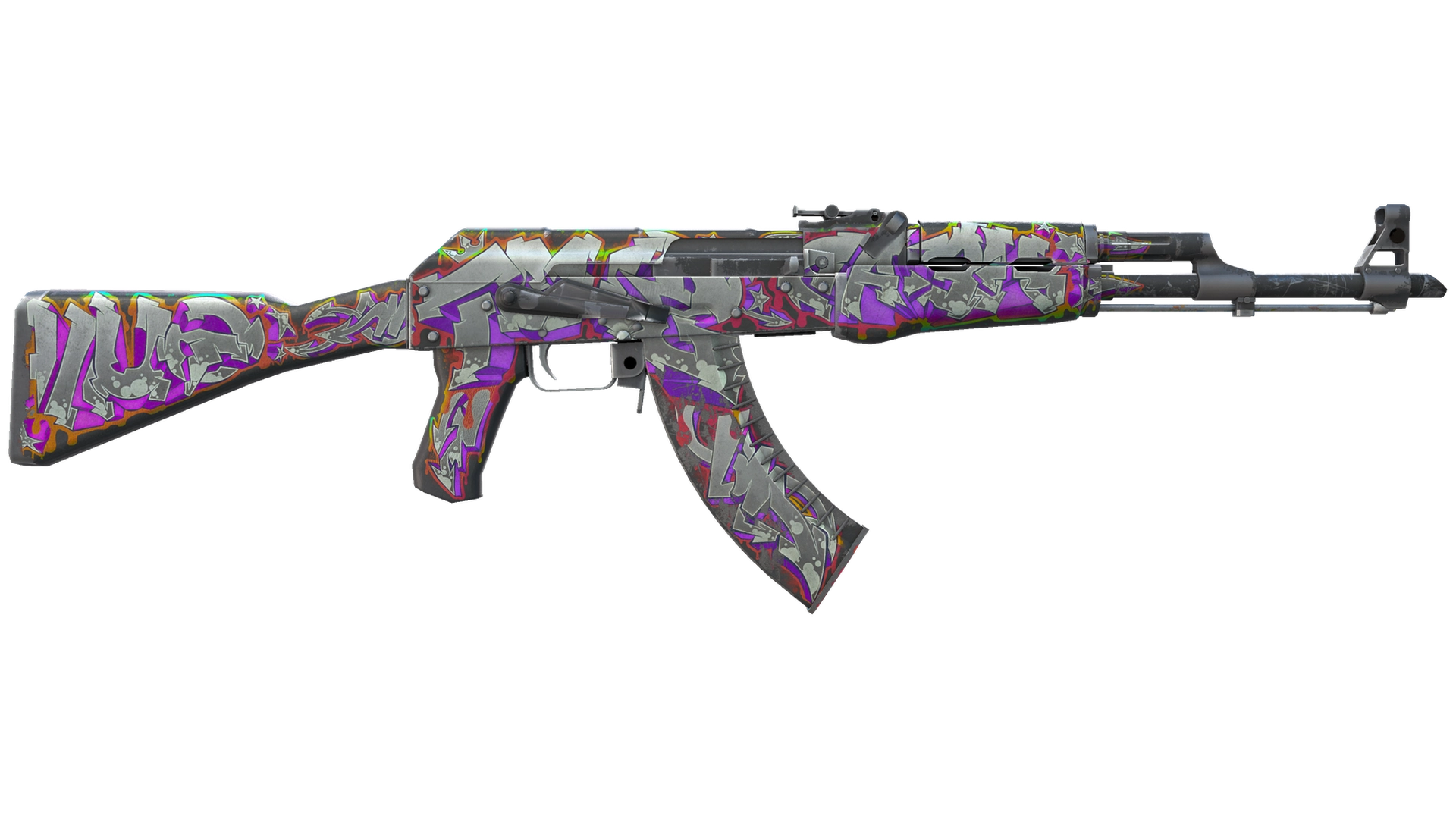 StatTrak™ AK-47 | Head Shot (Well-Worn)