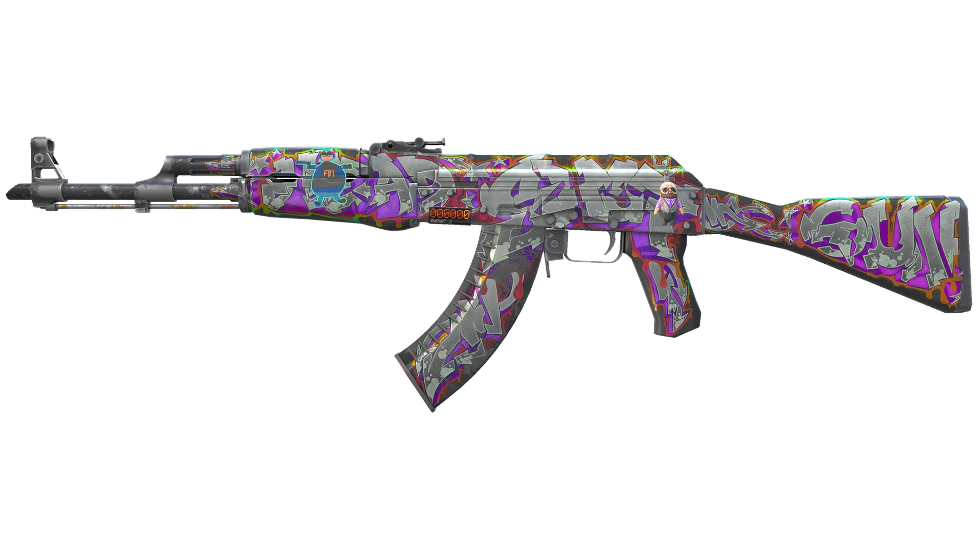 StatTrak™ AK-47 | Выстрел в голову (Поношенное)