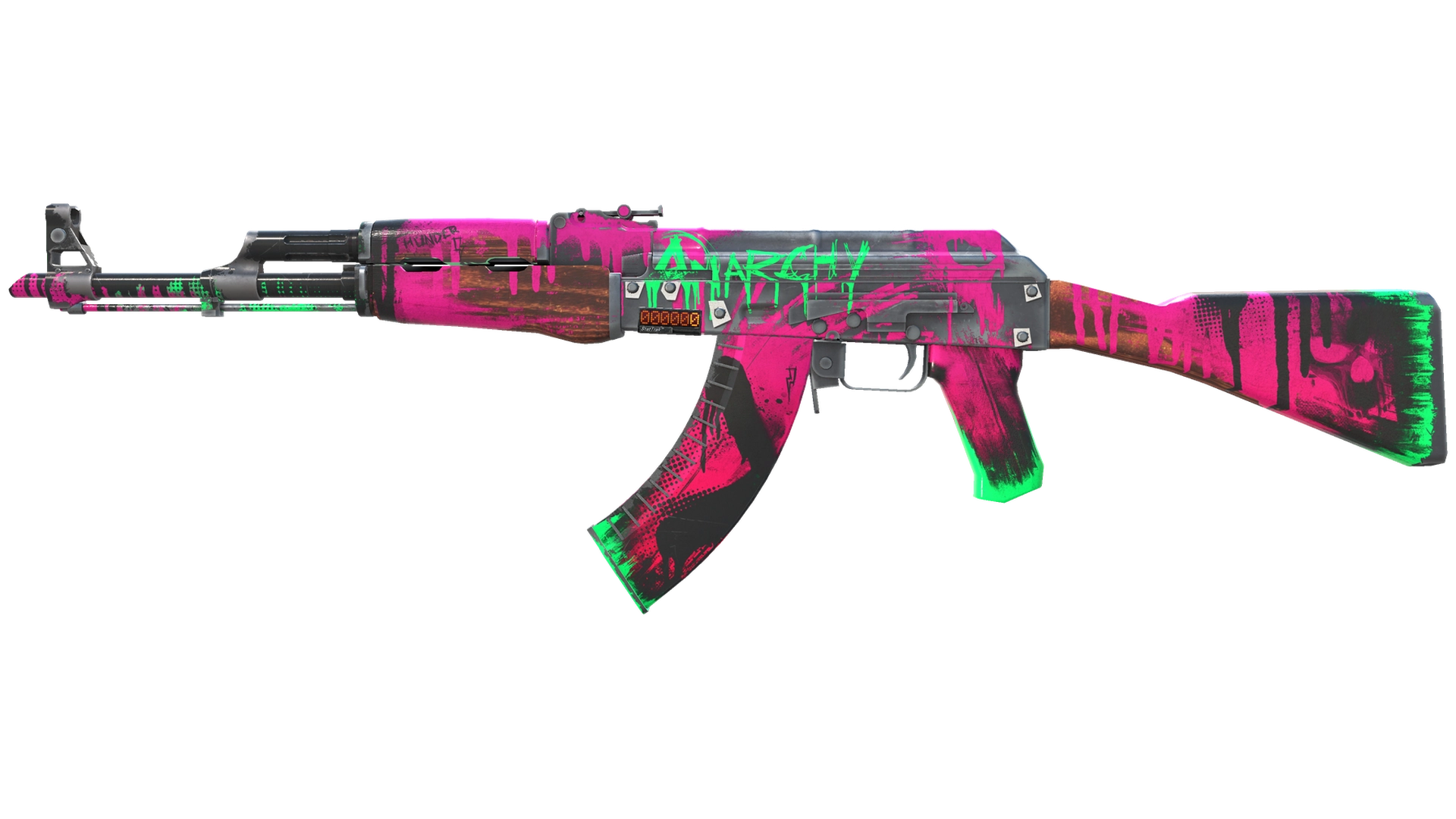 StatTrak™ AK-47 | Neon Revolution (Well-Worn)