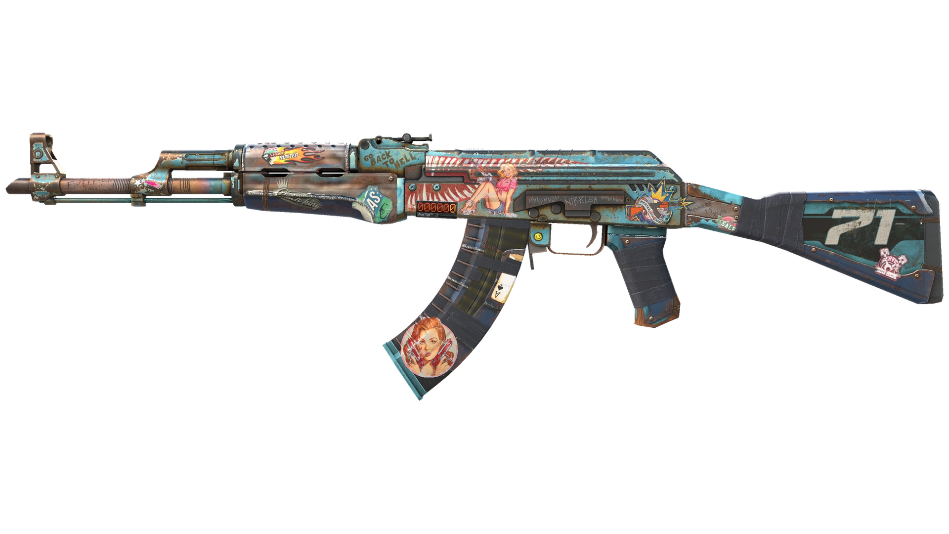 StatTrak™ AK-47 | Колымага (Немного поношенное)