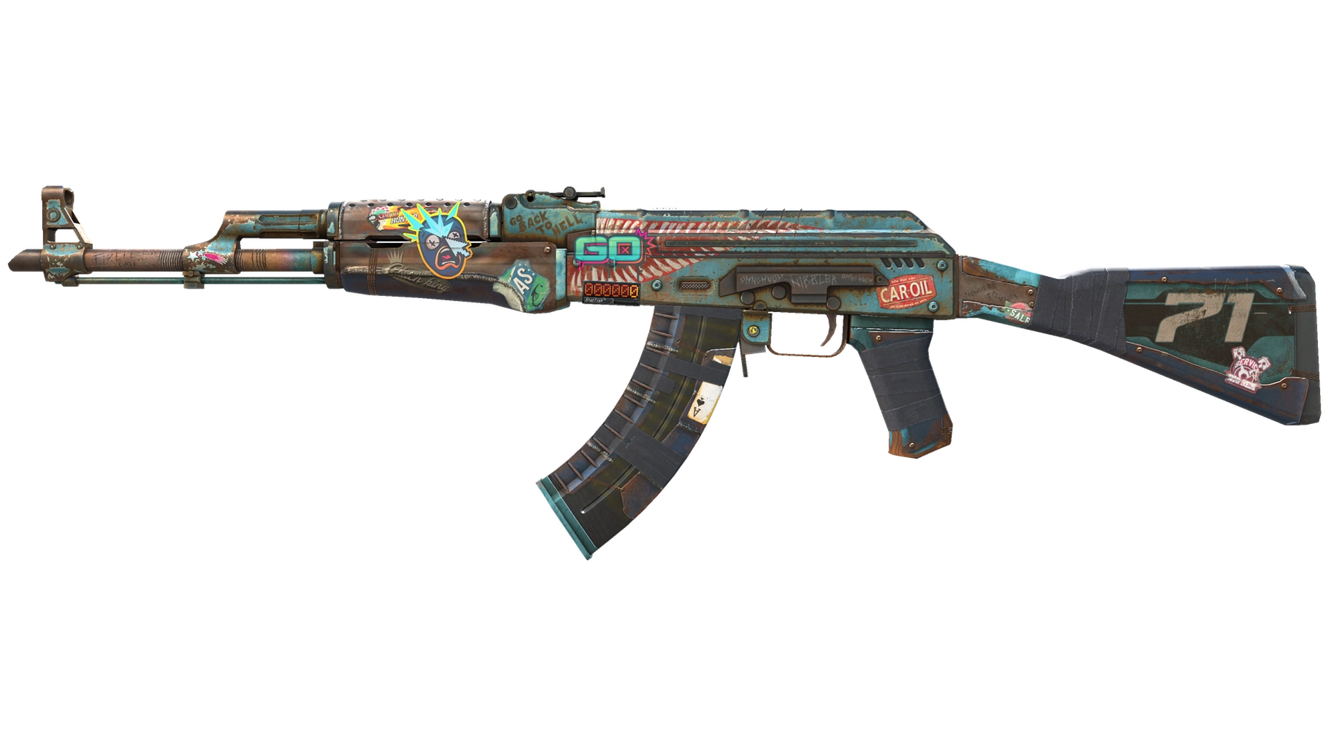 StatTrak™ AK-47 | Колымага (Поношенное)