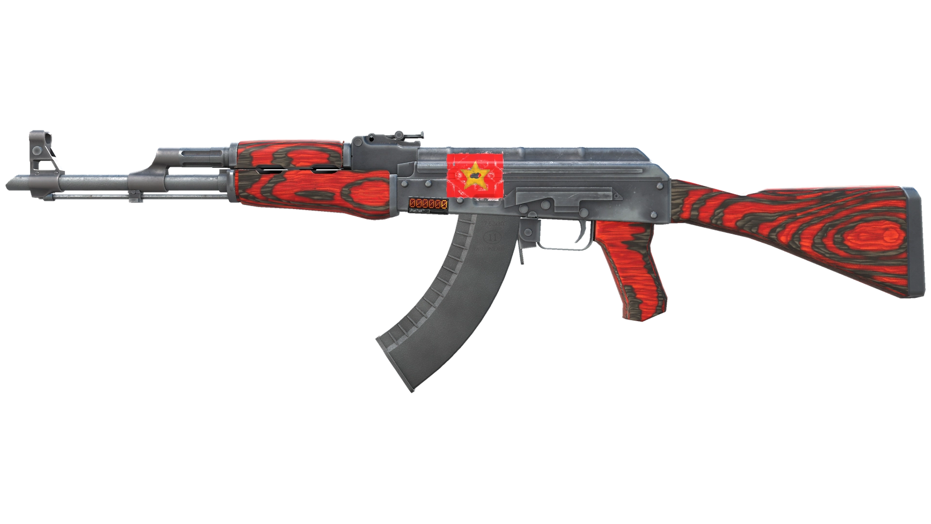 StatTrak™ AK-47 | Красный глянец (После полевых испытаний)