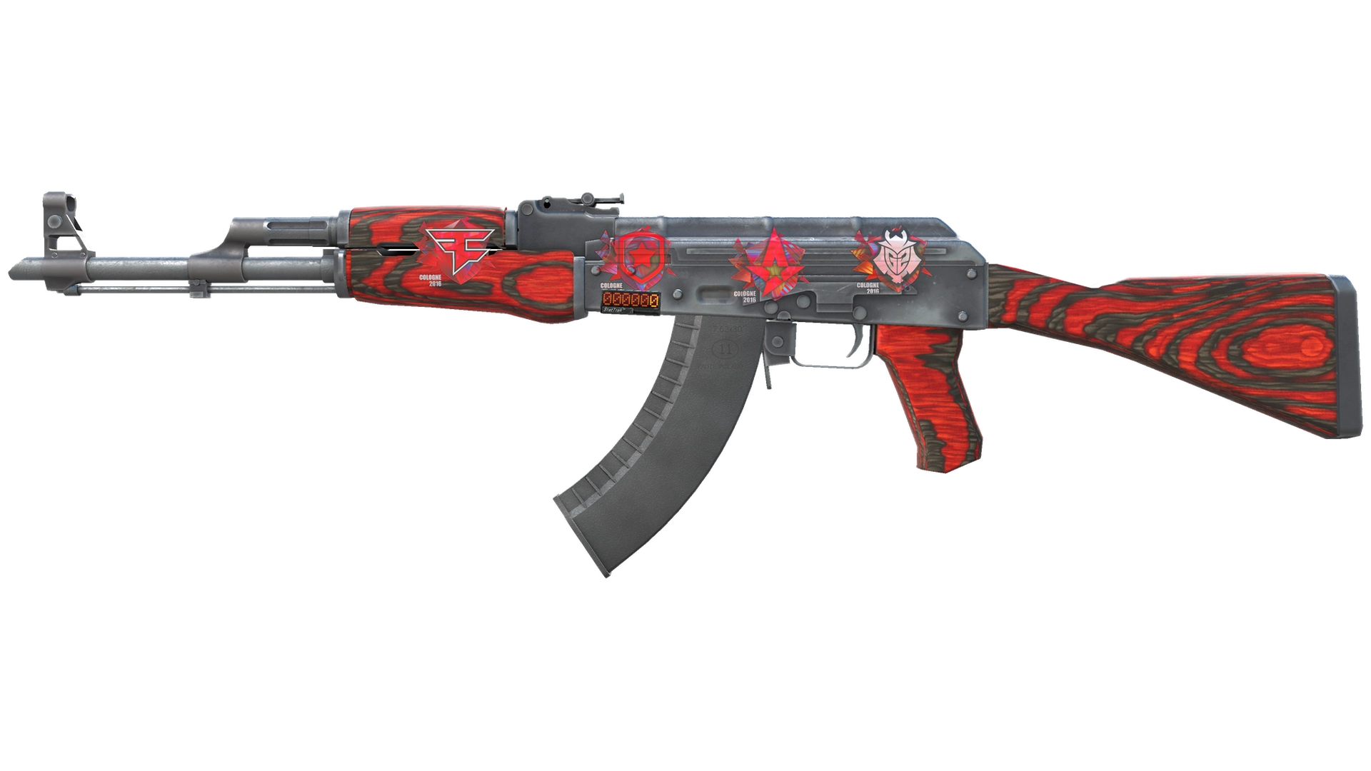 StatTrak™ AK-47 | Red Laminate (Well-Worn)