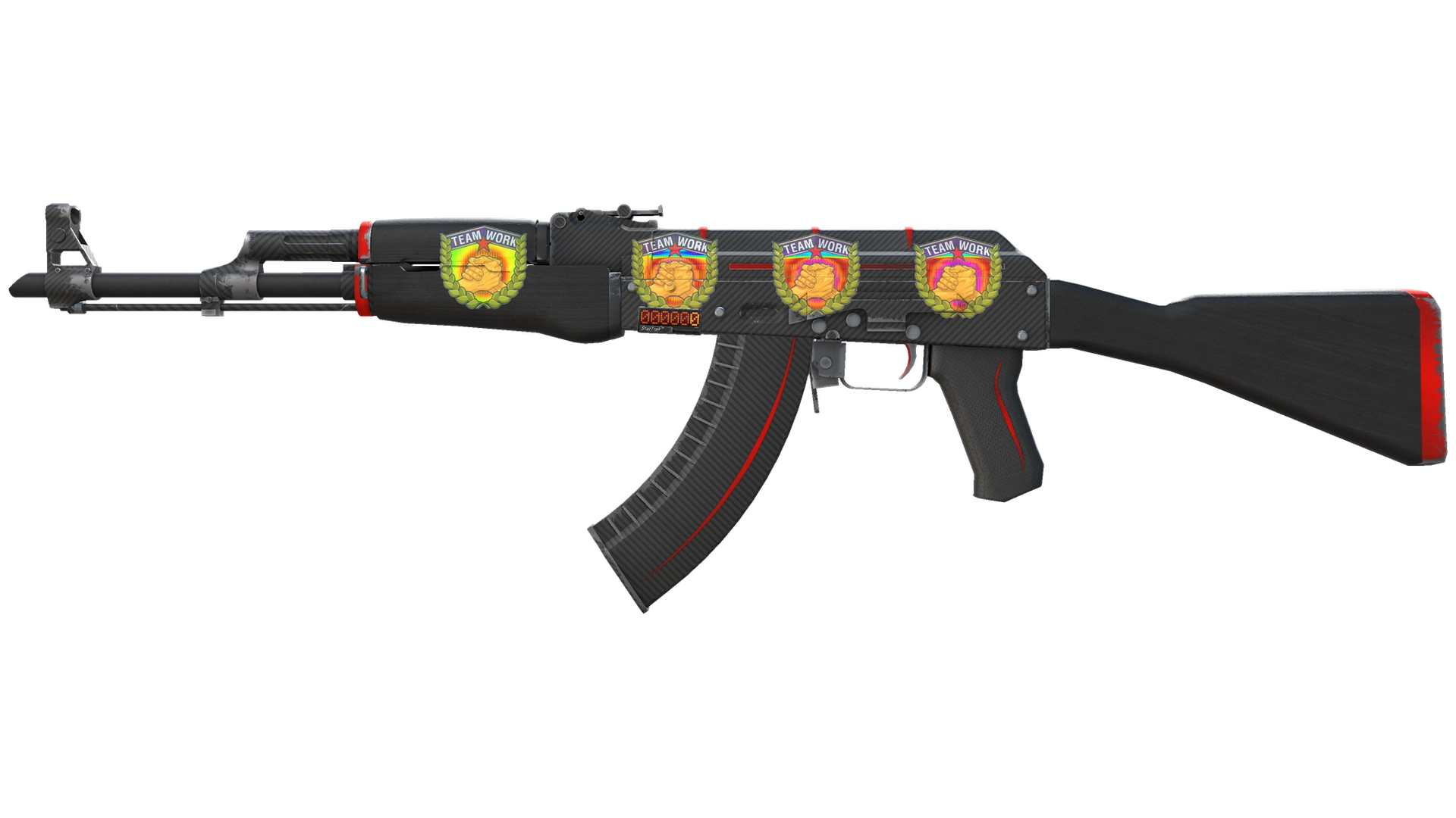 StatTrak™ AK-47 | Красная линия (После полевых испытаний)