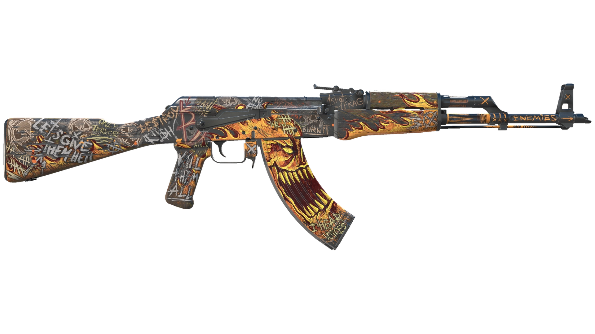 StatTrak™ AK-47 | Searing Rage (Прямо с завода)