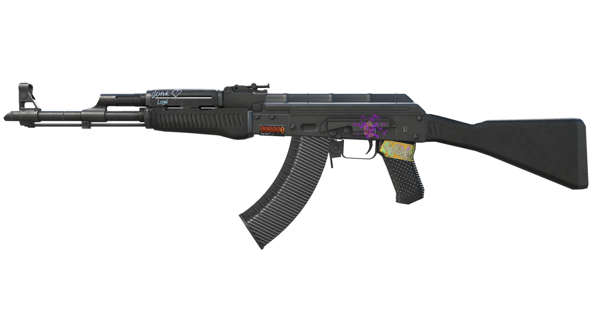 StatTrak™ AK-47 | Slate (Well-Worn)