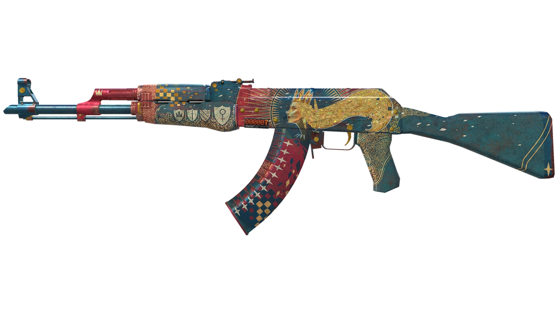 StatTrak™ AK-47 | The Empress (Battle-Scarred)