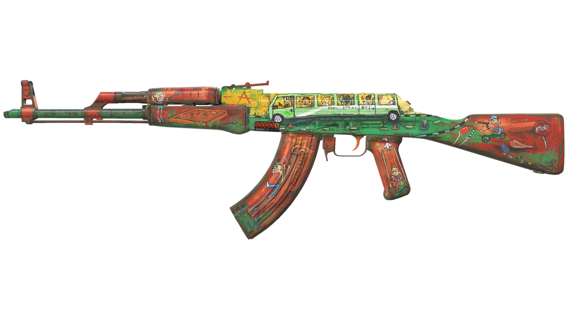 StatTrak™ AK-47 | Дилетанты (Немного поношенное)