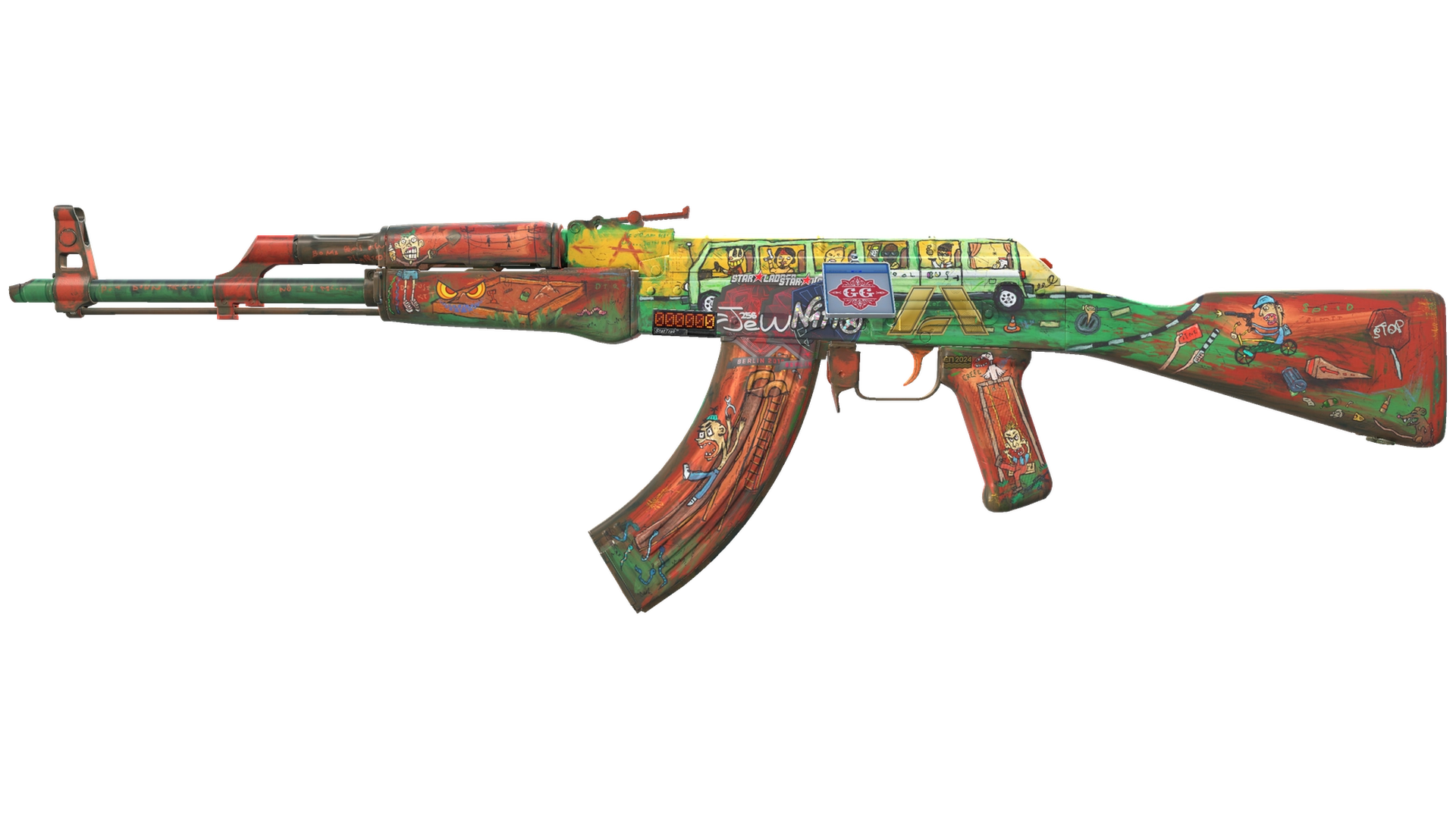 StatTrak™ AK-47 | The Outsiders (Minimal Wear)