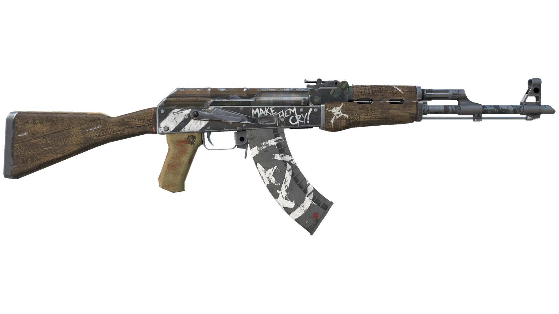 StatTrak™ AK-47 | Wasteland Rebel (Well-Worn)