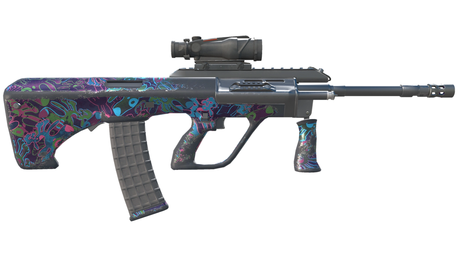 StatTrak™ AUG | Death by Puppy (Well-Worn)