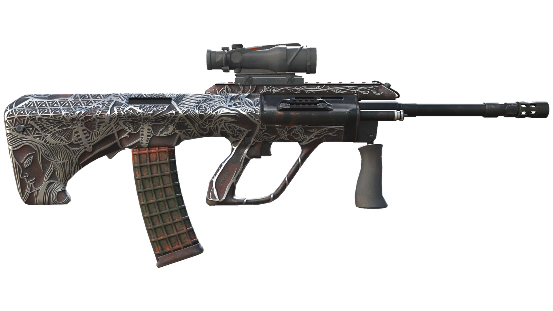 StatTrak™ AUG | Plague (Minimal Wear)