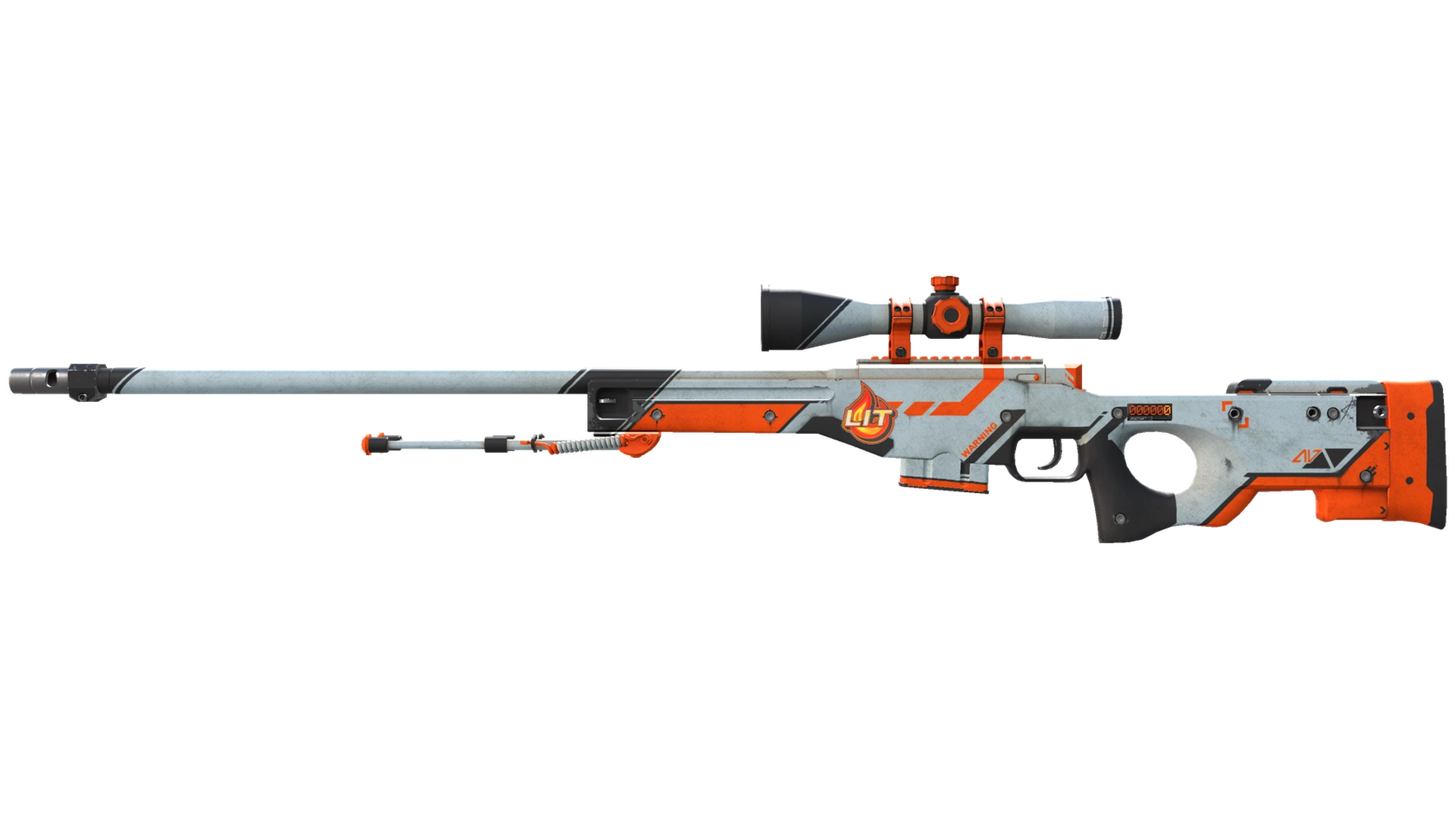 StatTrak™ AWP | Asiimov (Well-Worn)