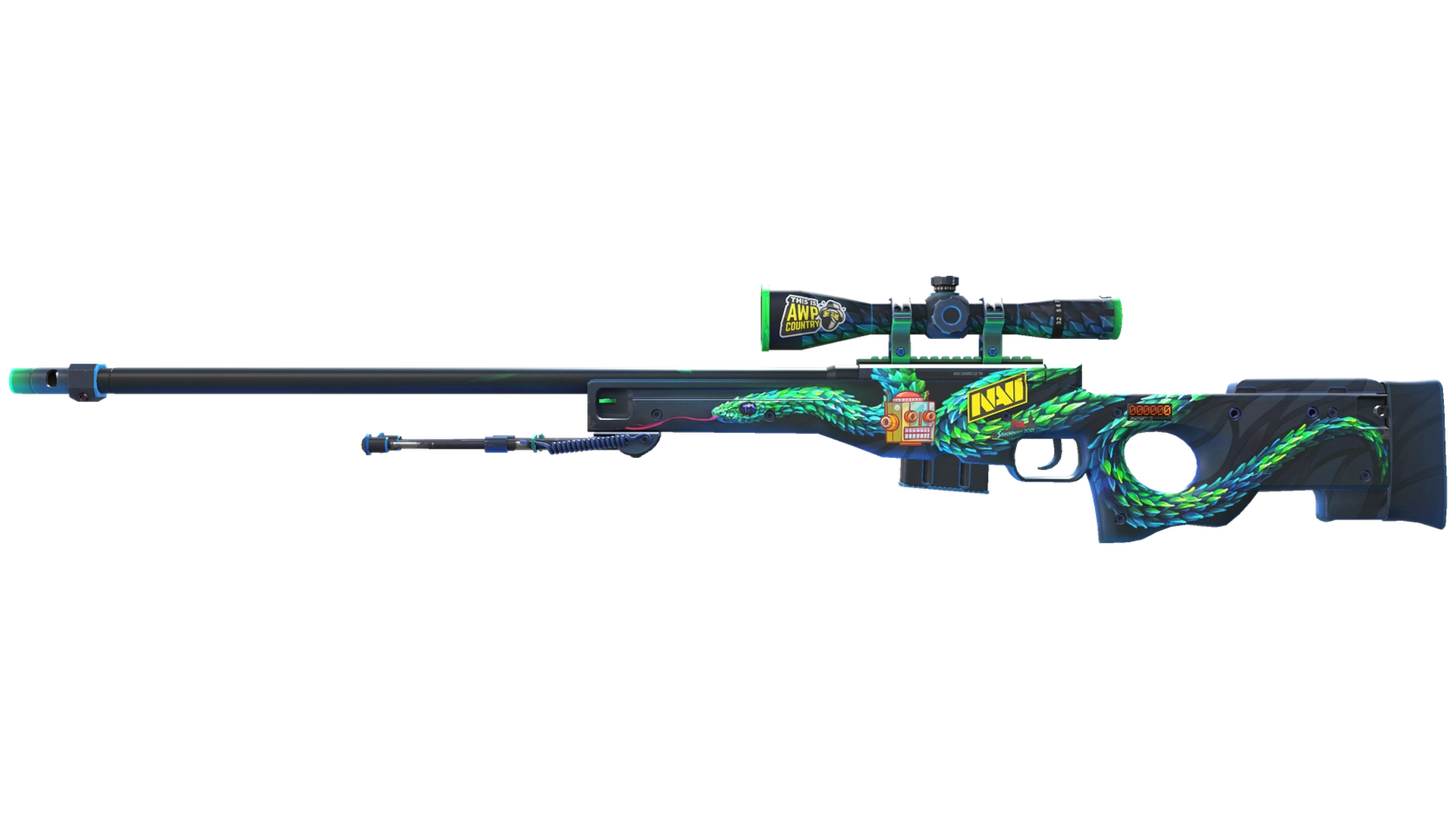 StatTrak™ AWP | Древесная гадюка (Немного поношенное)