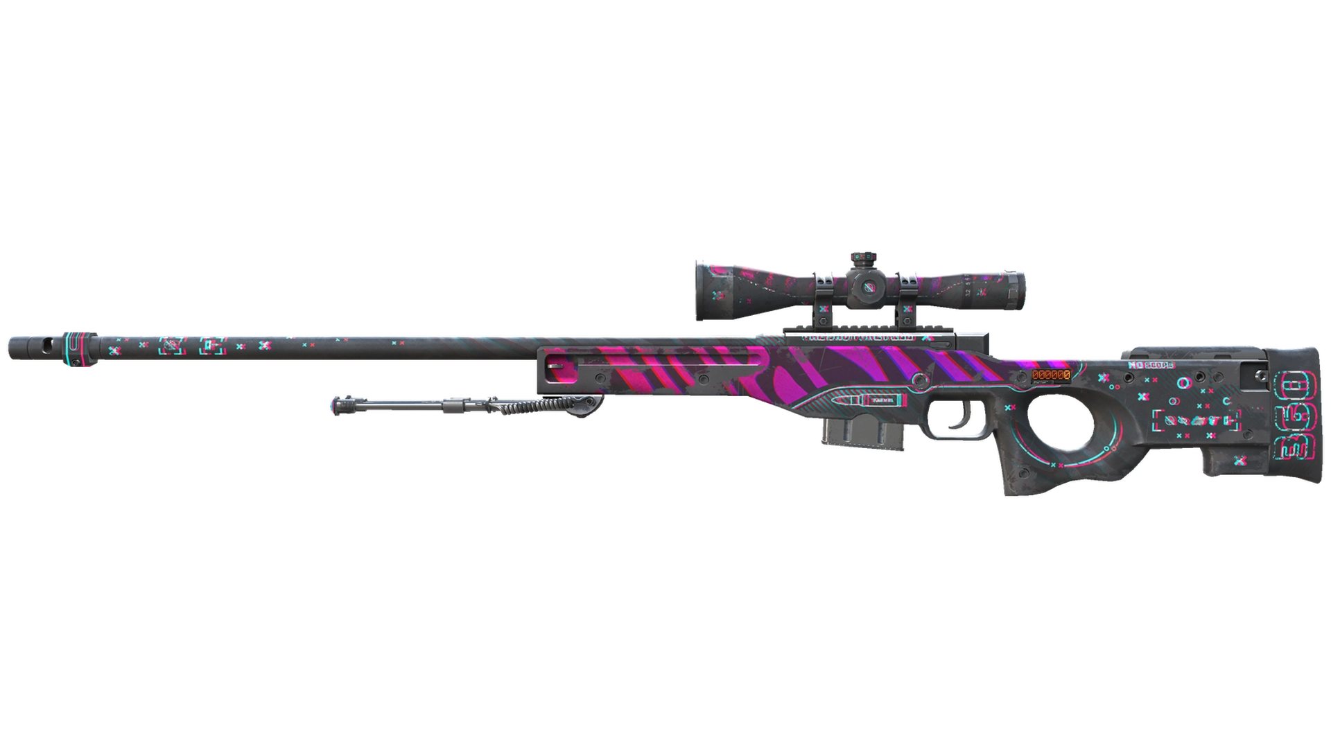 StatTrak™ AWP | Chromatic Aberration (Battle-Scarred)