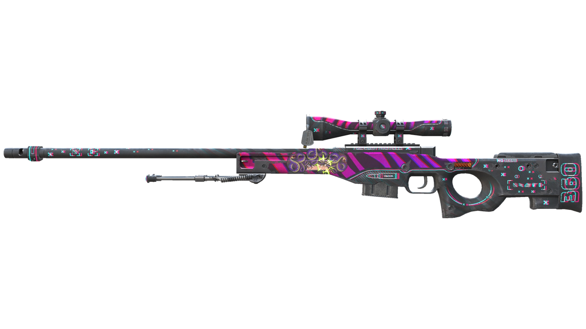 StatTrak™ AWP | Chromatic Aberration (Well-Worn)