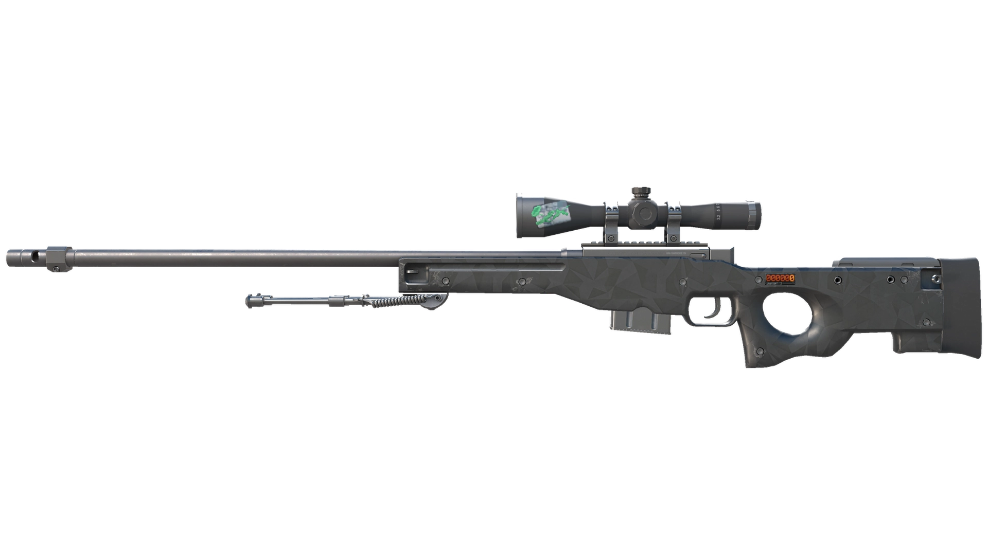StatTrak™ AWP | Графит (Немного поношенное)