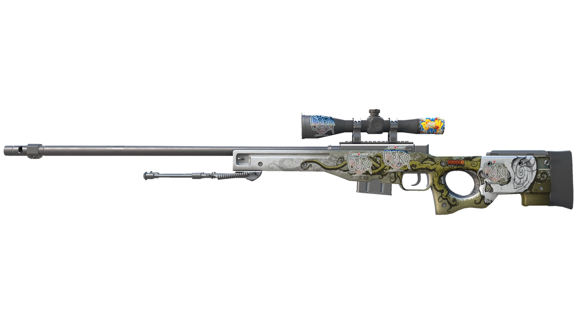 StatTrak™ AWP | Worm God (Minimal Wear)
