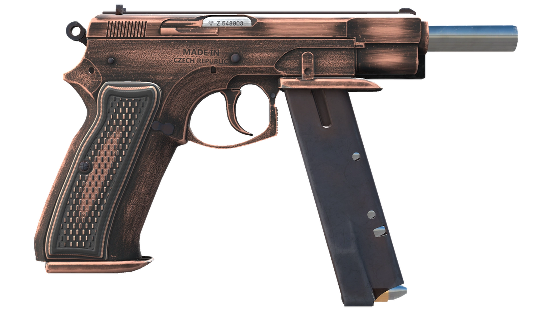 StatTrak™ CZ75-Auto | Distressed (Factory New)
