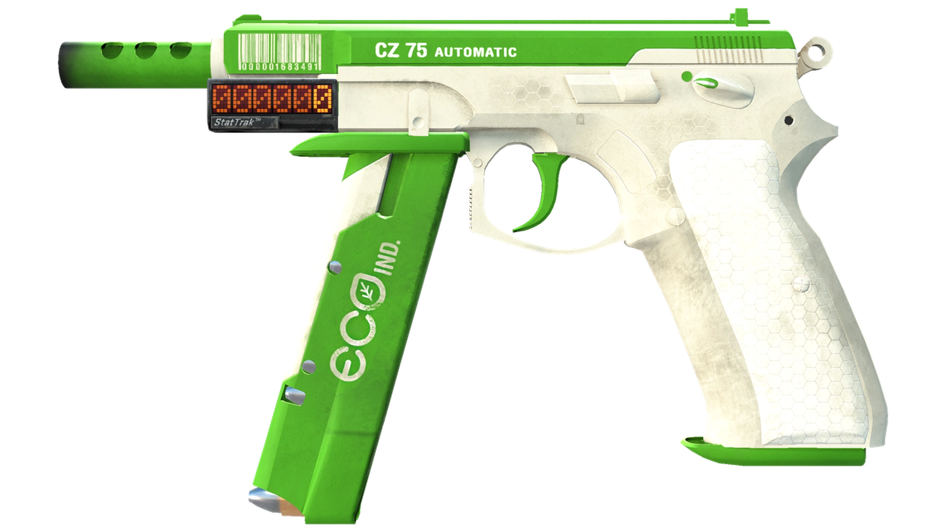 StatTrak™ CZ75-Auto | Eco (Minimal Wear)