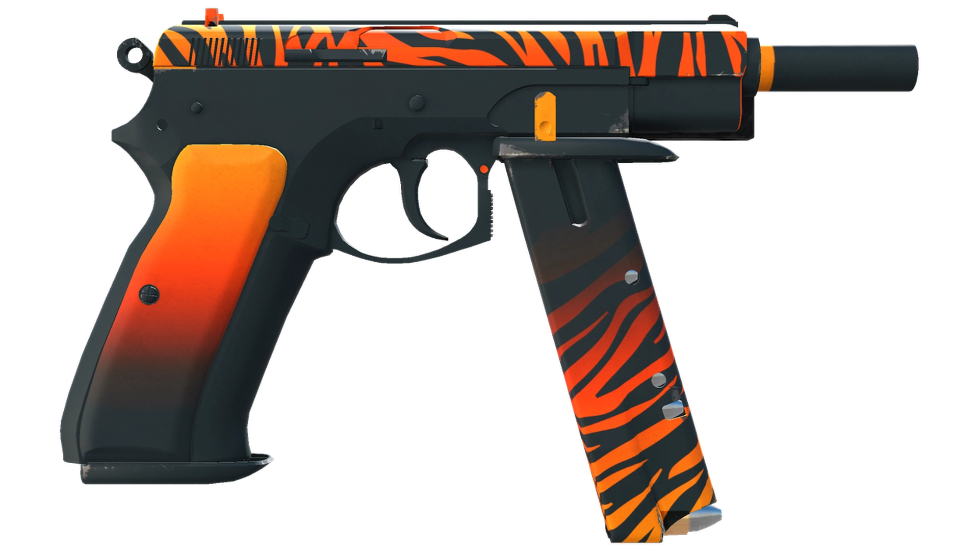 StatTrak™ CZ75-Auto | Тигр (Немного поношенное)