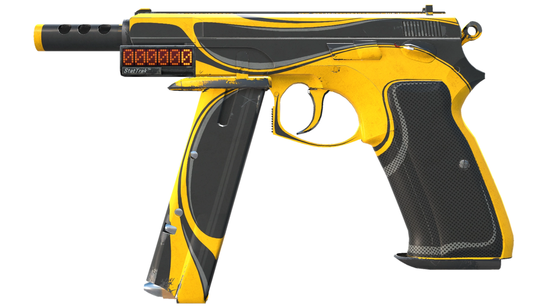 StatTrak™ CZ75-Auto | Yellow Jacket (Field-Tested)
