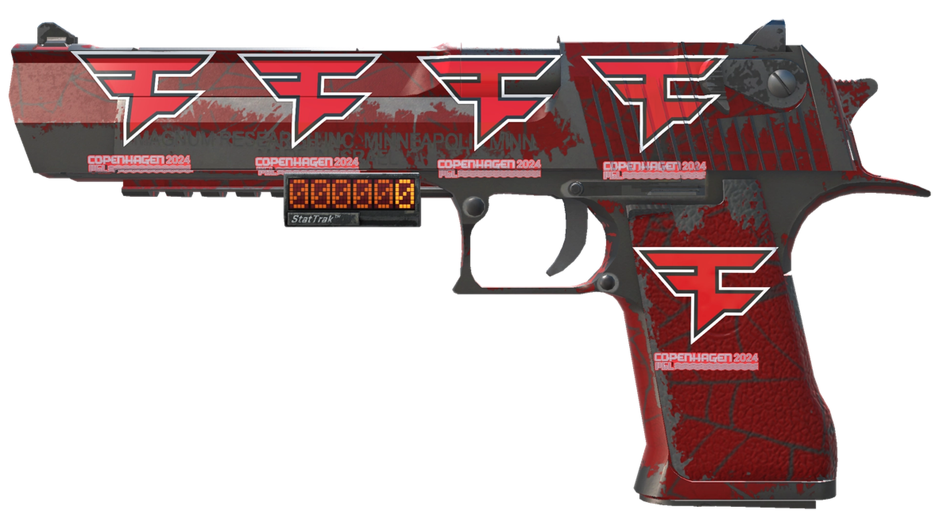 StatTrak™ Desert Eagle | Crimson Web (Well-Worn)