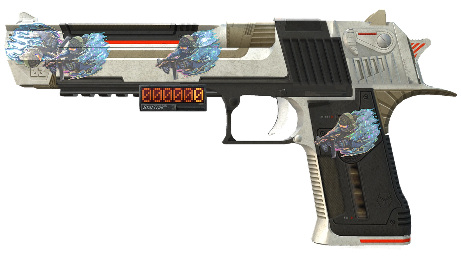 StatTrak™ Desert Eagle | Mecha Industries (Well-Worn)