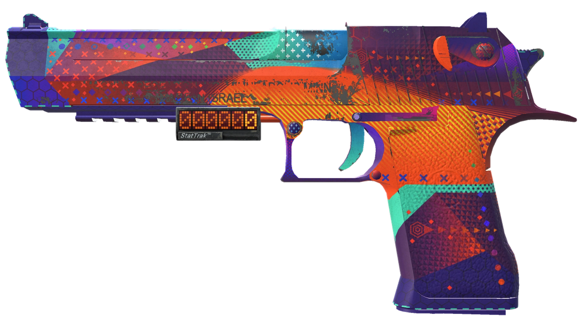StatTrak™ Desert Eagle | Ocean Drive (Well-Worn)