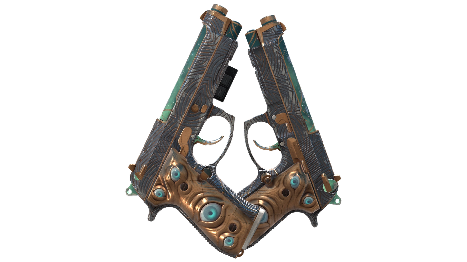 StatTrak™ Dual Berettas | Angel Eyes (Well-Worn)