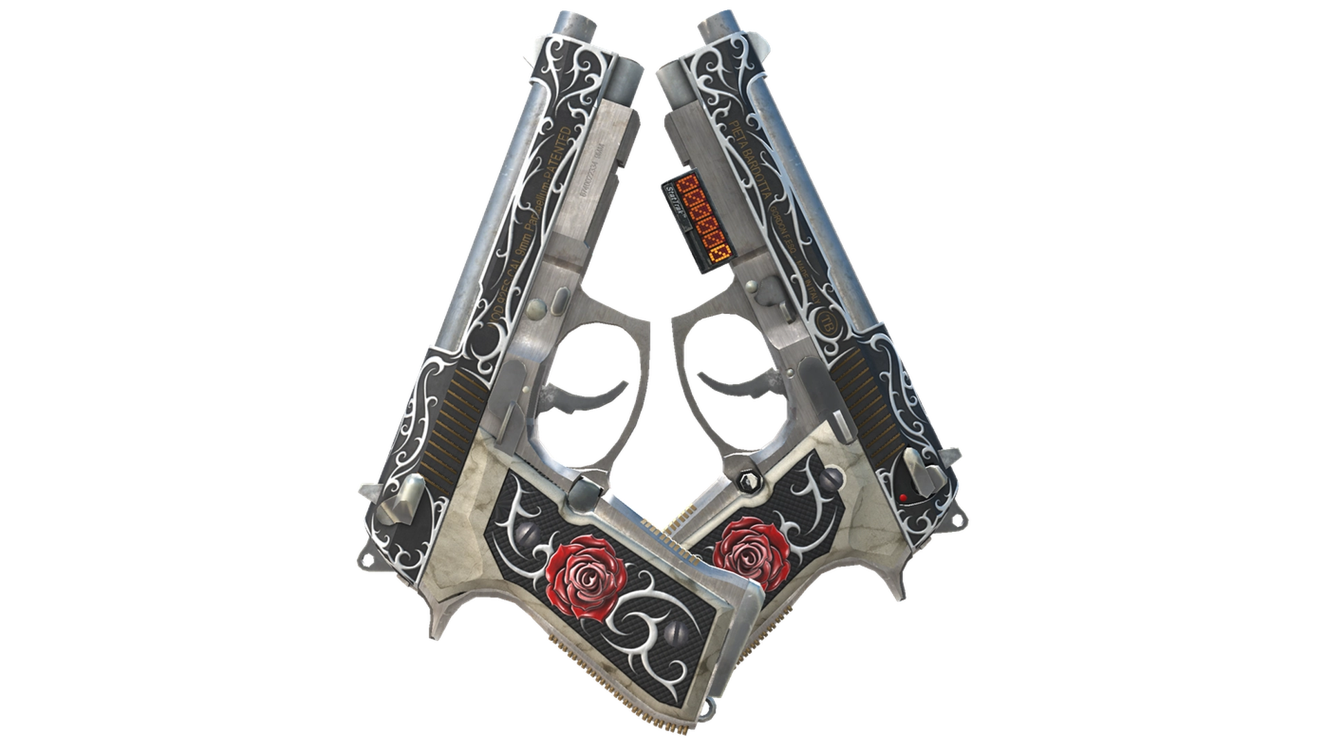 StatTrak™ Dual Berettas | Balance (Factory New)
