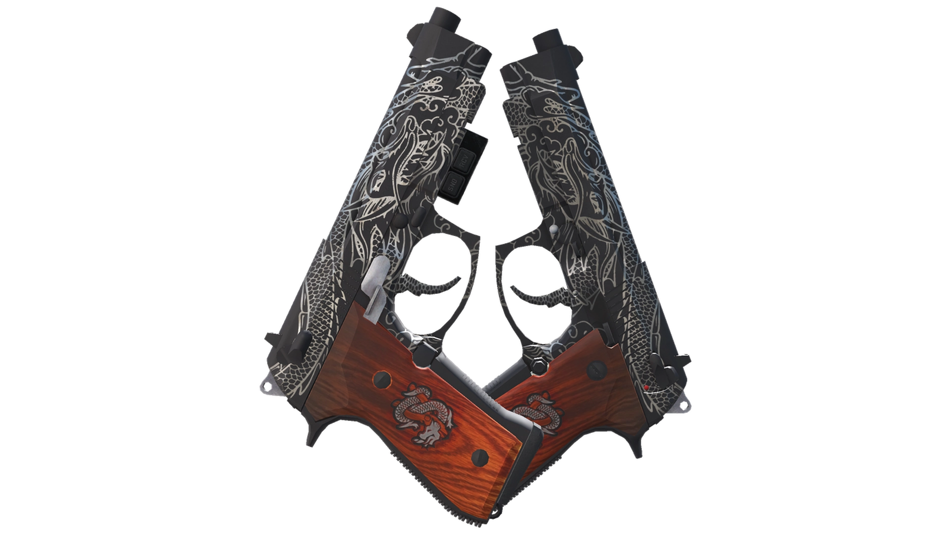 StatTrak™ Dual Berettas | Dualing Dragons (Factory New)