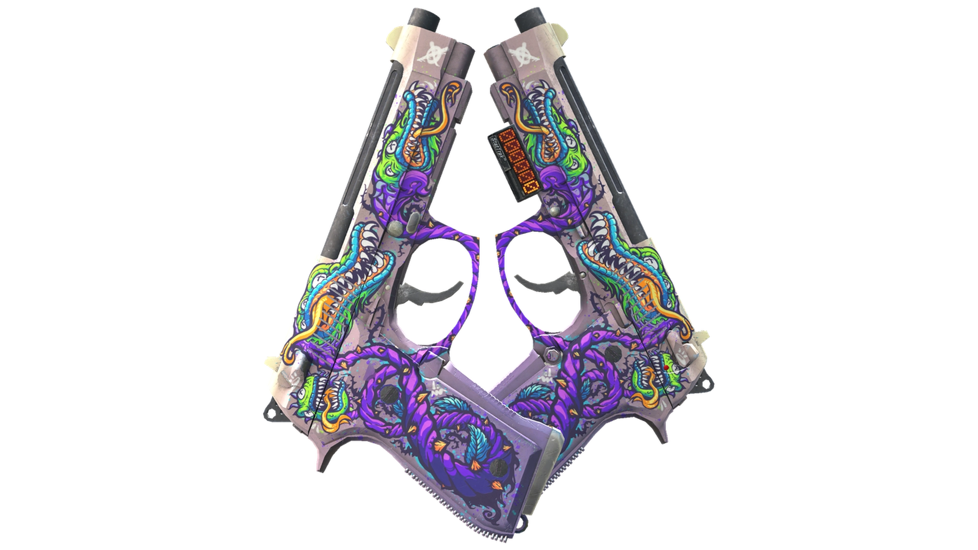 StatTrak™ Dual Berettas | Flora Carnivora (Factory New)
