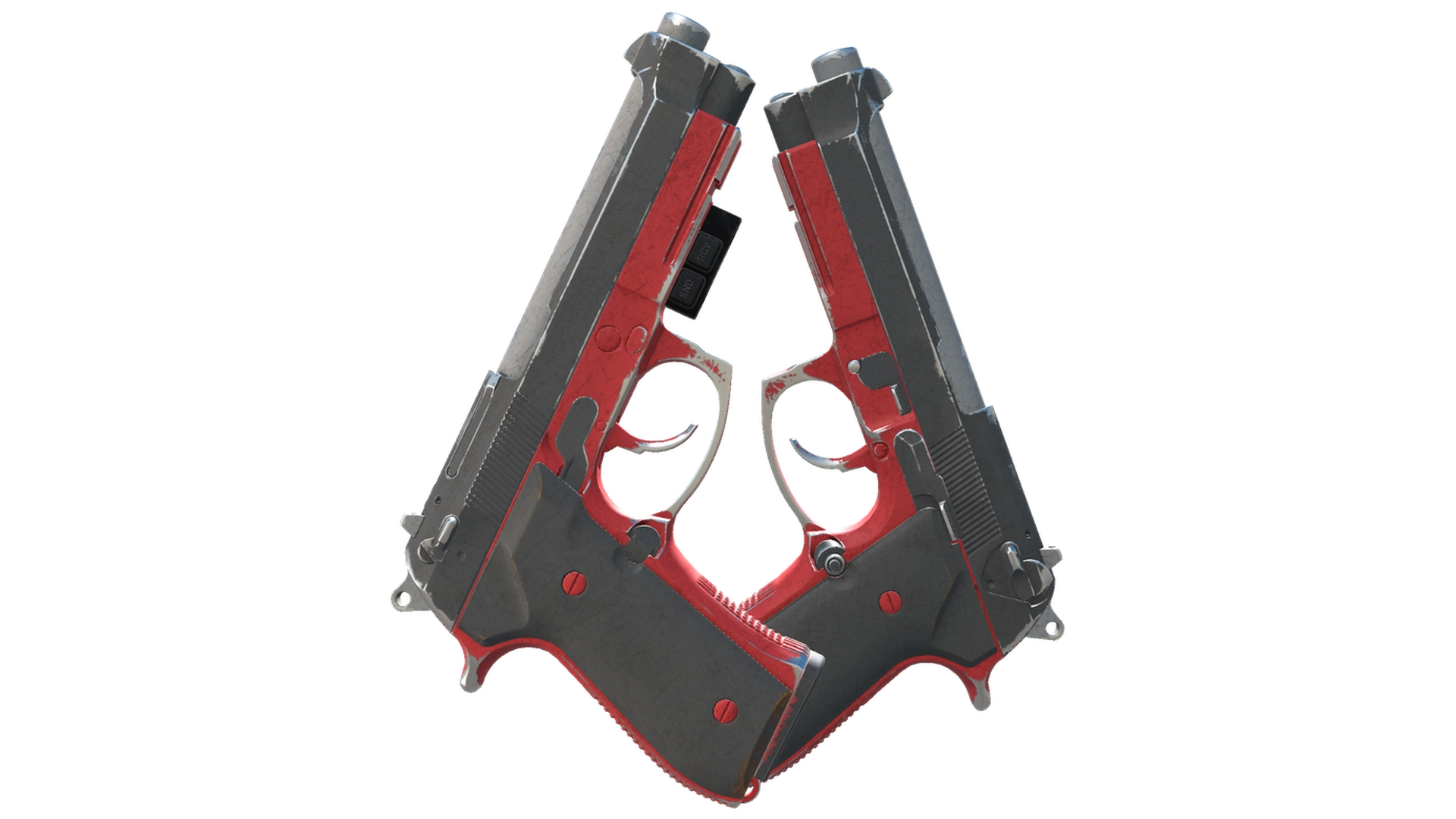 StatTrak™ Dual Berettas | Panther (Well-Worn)