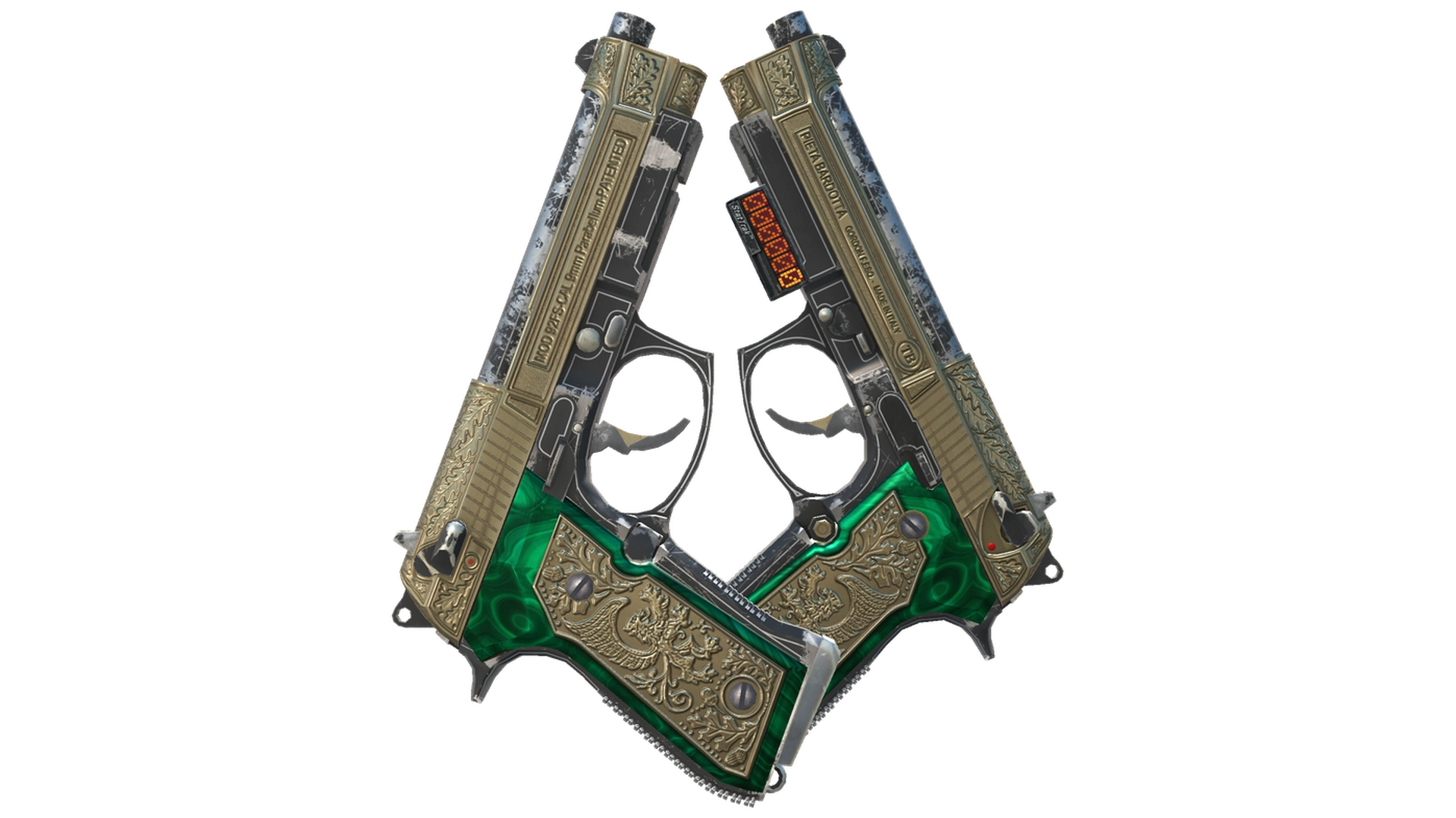 StatTrak™ Dual Berettas | Royal Consorts (Field-Tested)