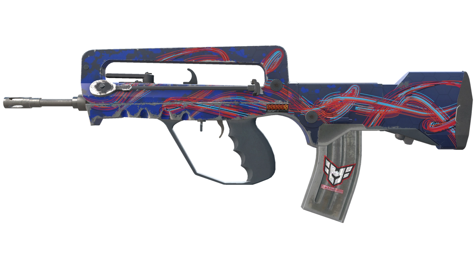 StatTrak™ FAMAS | Afterimage (Minimal Wear)
