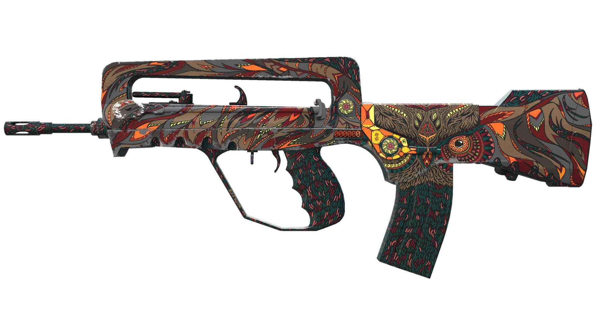 StatTrak™ FAMAS | Eye of Athena (Minimal Wear)