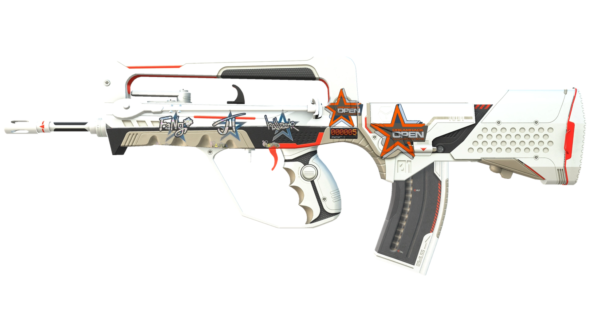 StatTrak™ FAMAS | Механо-пушка (Прямо с завода)