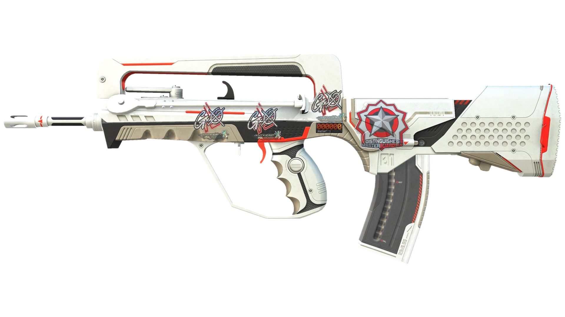 StatTrak™ FAMAS | Mecha Industries (Minimal Wear)