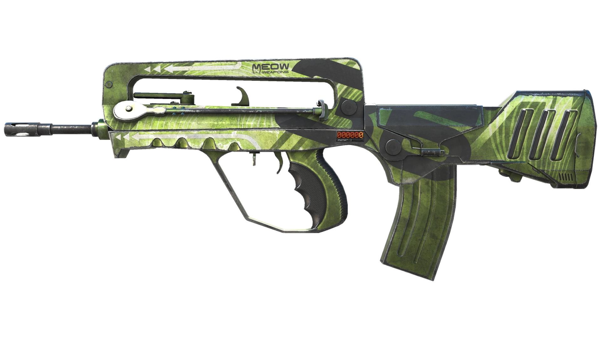 StatTrak™ FAMAS | Meow 36 (Well-Worn)