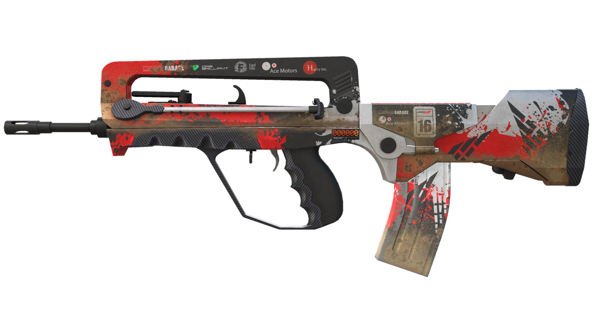 StatTrak™ FAMAS | Защитный каркас (После полевых испытаний)