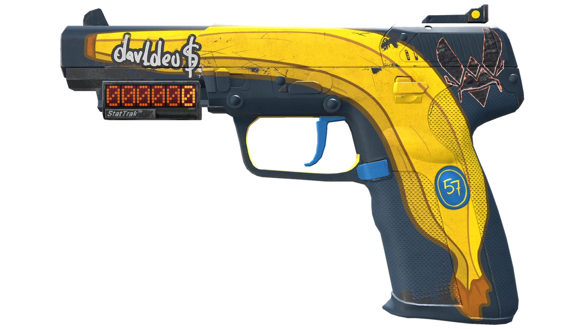 StatTrak™ Five-SeveN | Monkey Business (Battle-Scarred)