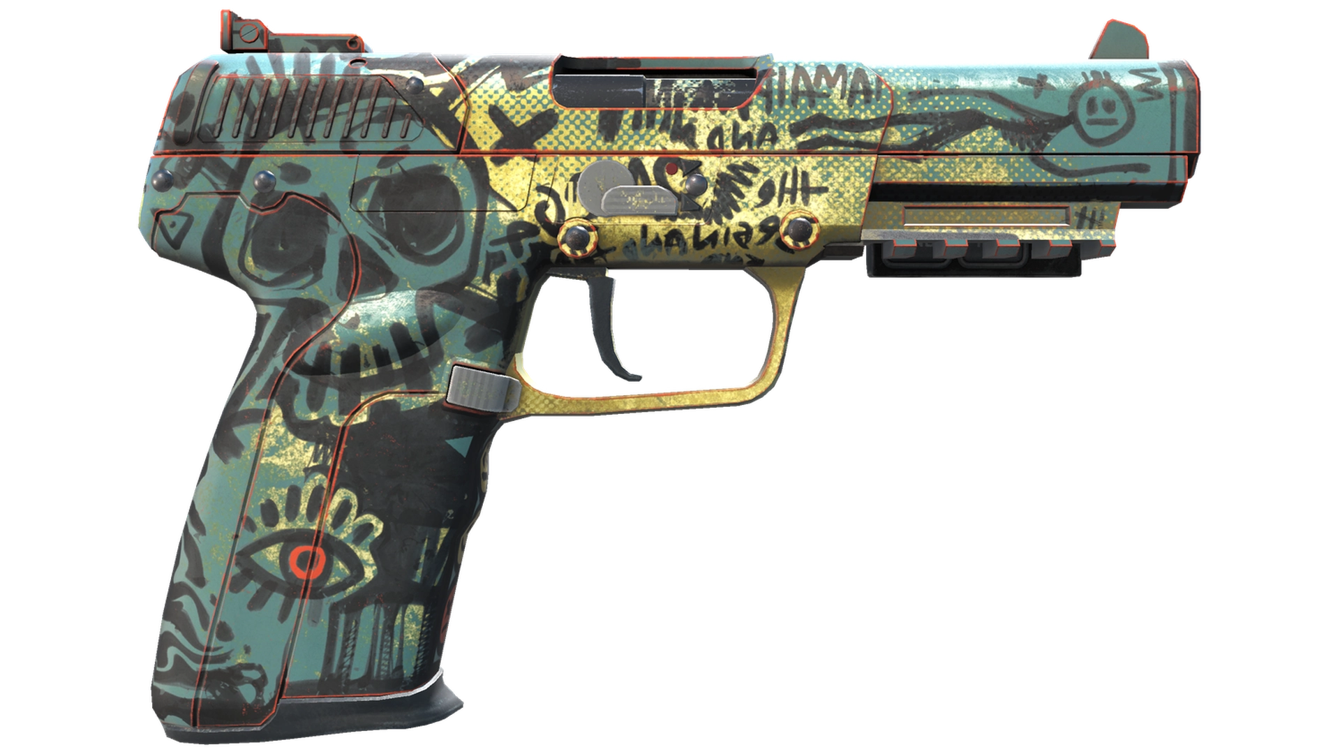 StatTrak™ Five-SeveN | Scrawl (Minimal Wear)
