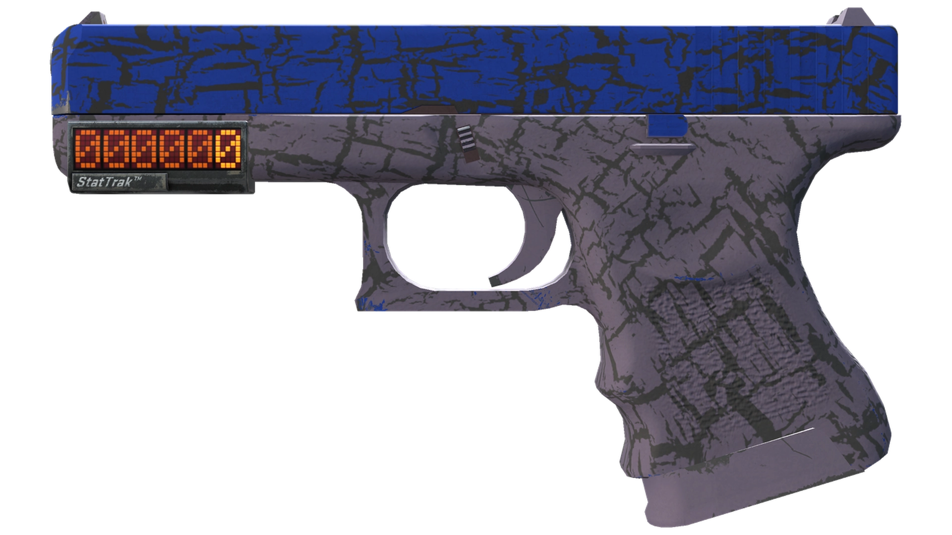 StatTrak™ Glock-18 | Blue Fissure (Factory New)